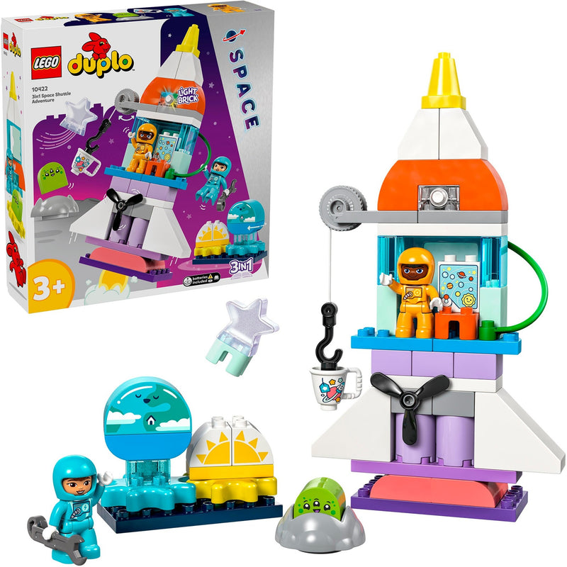 Load image into Gallery viewer, Lego duplo - 3-in-1 ruimteavontuur constructiespeelgoed (10422)
