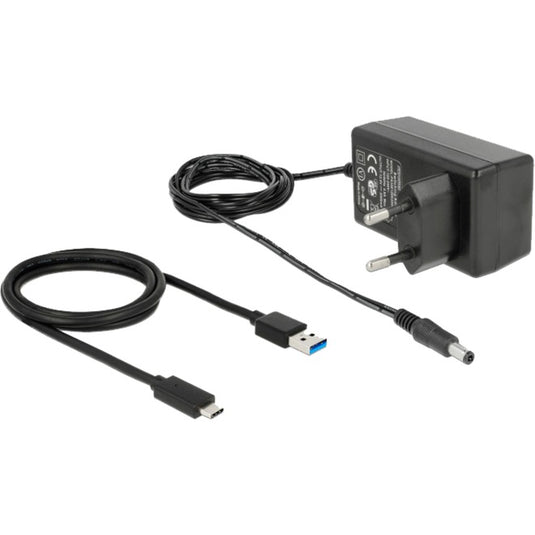 Delock externe usb 3.2 gen 2 4 port hub 10gbps usb-hub (zwart)
