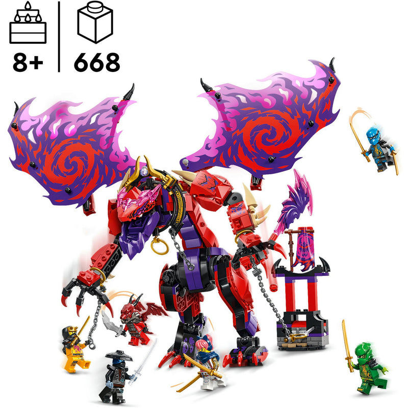 Load image into Gallery viewer, Lego ninjago - bliksemtand draak van chaos constructiespeelgoed (71832)
