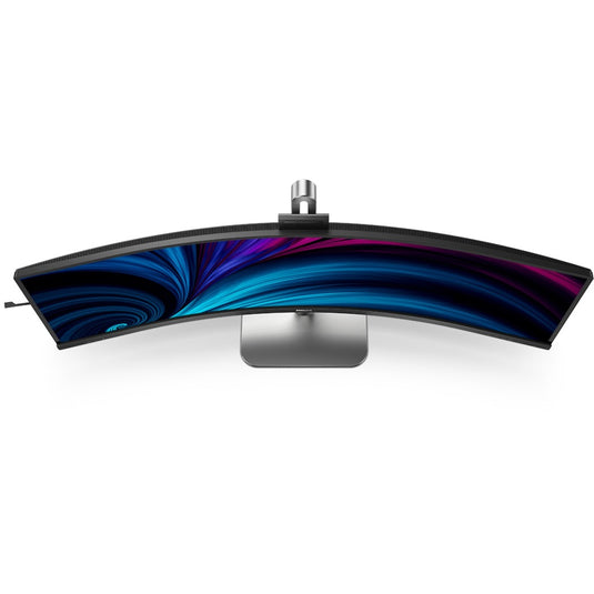 Philips 49b2u6900ch 48.8 curved ultrawide monitor (donkergrijs zilver, 2x hdmi, displayport, 4x usb-a, 3x usb-c, rj-45)