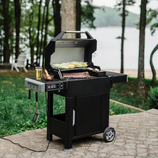 Masterbuilt autoignite series 545 digitale houtskoolbarbecue en -rookoven (zwart, wifi-besturing)