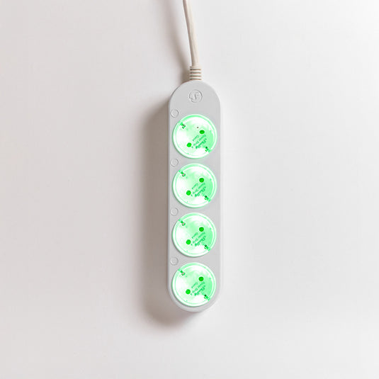 Shelly power strip gen4 4-voudige stekkerdoos (wit, 4x stekker, wifi, bluetooth, zigbee)