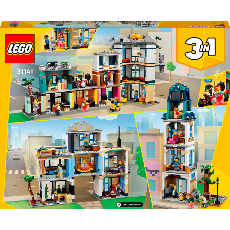 Load image into Gallery viewer, Lego creator 3-in-1 - hoofdstraat constructiespeelgoed (31141)
