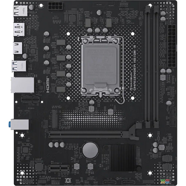 Laden Sie das Bild in Galerie -Viewer, Maxsun ms-challenger h810m-r socket 1851 moederbord (zwart, gb-lan, sound, µatx)
