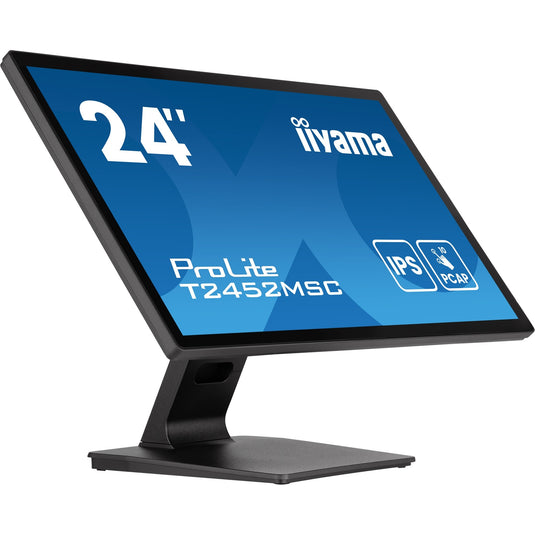 Iiyama prolite t2452msc-b1ag 23.8 touchscreen monitor (zwart, hdmi, displayport, 2x usb-a)