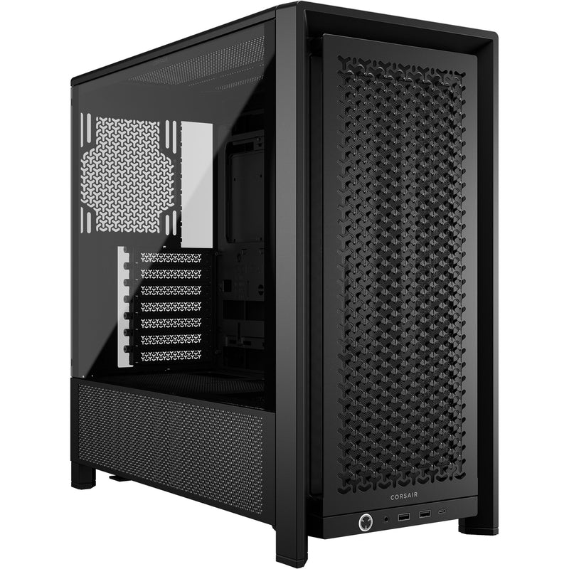 Load image into Gallery viewer, Corsair frame 4000d midi tower behuizing (zwart | 2x usb-a | 1x usb-c | tempered glass)
