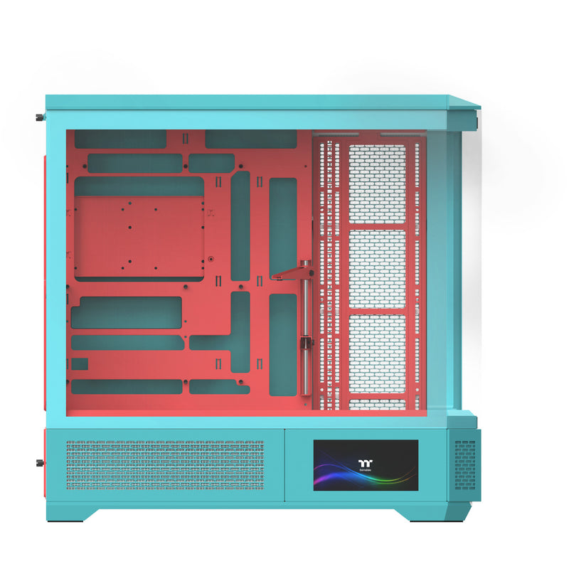 ギャラリービューアに画像をロードする, Thermaltake view 600 tg mint strawberry big tower behuizing (mint bes | 2x usb-a | 1x usb-c | tempered glass)

