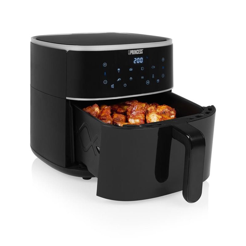Load image into Gallery viewer, Princess digitale airfryer 6l heteluchtfriteuse (zwart, 6 liter)
