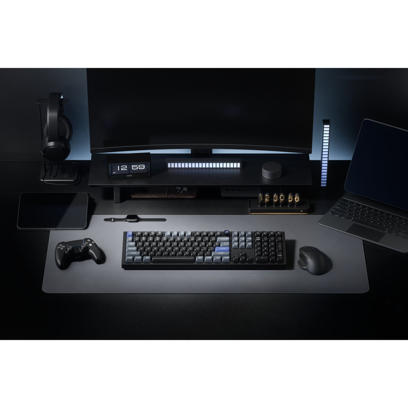 Load image into Gallery viewer, Keychron q6 he 8k magnetic switch keyboard (zwart, us lay-out (qwerty), ultra-fast lime, 100%, rgb, hot swap, 8k)
