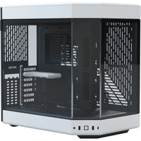 Hyte y60 midi tower behuizing (wit zwart | 3x usb-a | tempered glass)