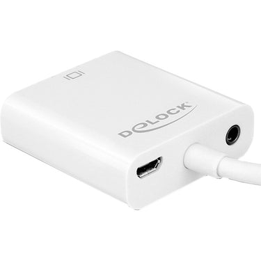 Delock micro-hdmi naar vga adapter (wit)