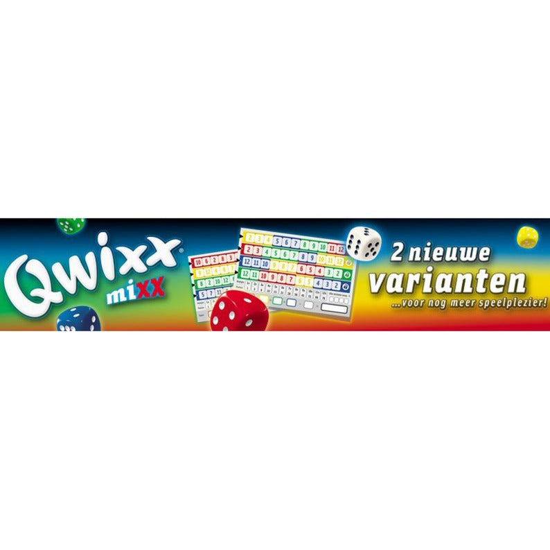 ギャラリービューアに画像をロードする, White goblin games qwixx mixx dobbelspel (nederlands, uitbreiding, 2 - 5 spelers, 15 minuten, vanaf 8 jaar)

