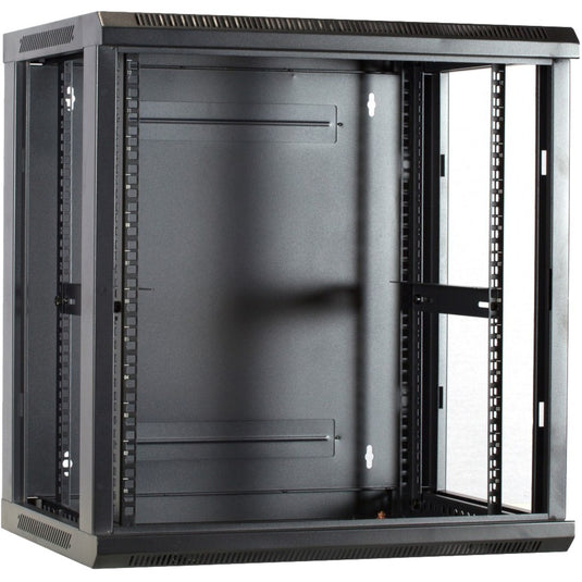 Dsi 12u wandkast met glazen deur - ds6412 server rack (zwart, 600 x 450 x 635mm)