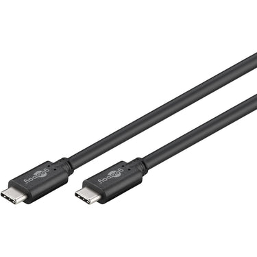 Goobay sync charge super speed usb-c kabel (zwart, 1,5 meter)