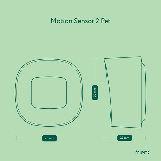 Frient motion sensor 2 pet bewegingsmelder (wit, zigbee 3.0)