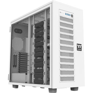 Thermaltake ax700 tg snow big tower behuizing (wit | 4x usb-a | 1x usb-c | tempered glass)