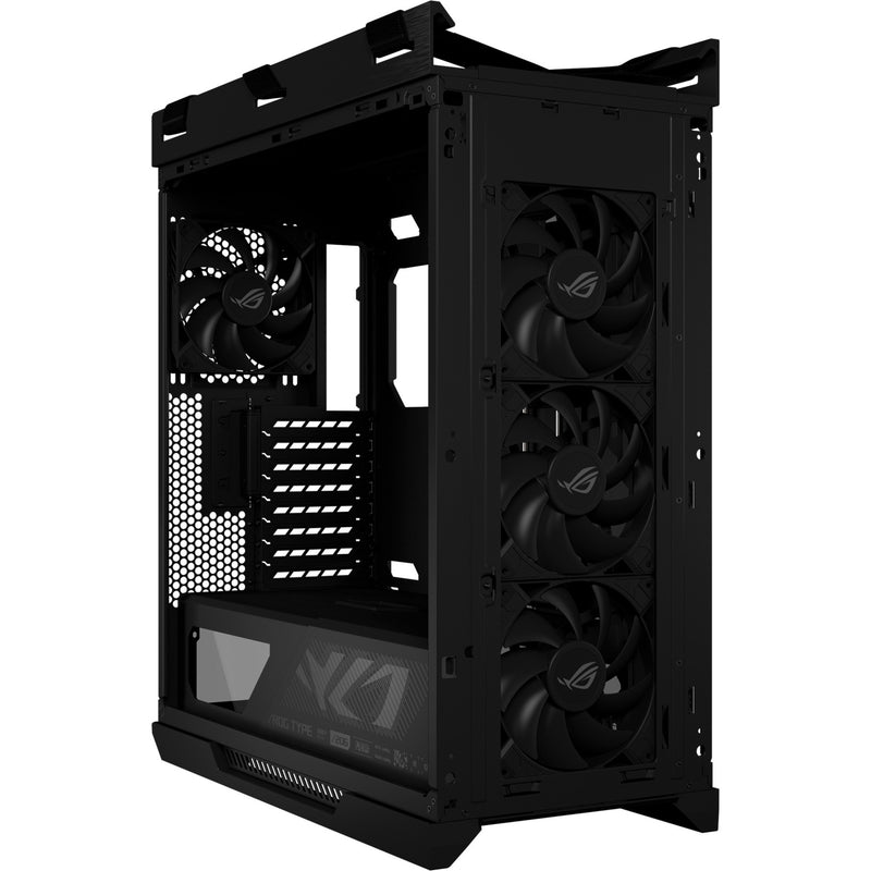 Load image into Gallery viewer, Asus rog strix helios ii gx601s midi tower behuizing (zwart | 4x usb-a | 2x usb-c | rgb | tempered glass)
