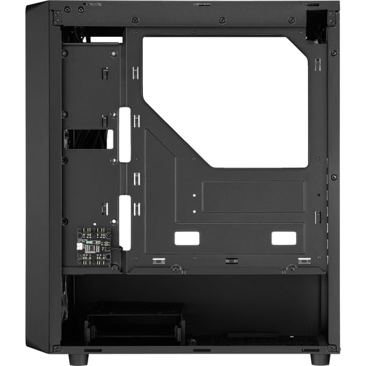 Sharkoon tk4 rgb midi tower behuizing (zwart | 4x usb-a | rgb | tempered glass)