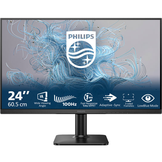 Philips 24e2n1100lb 23.8 monitor (zwart, hdmi, vga)