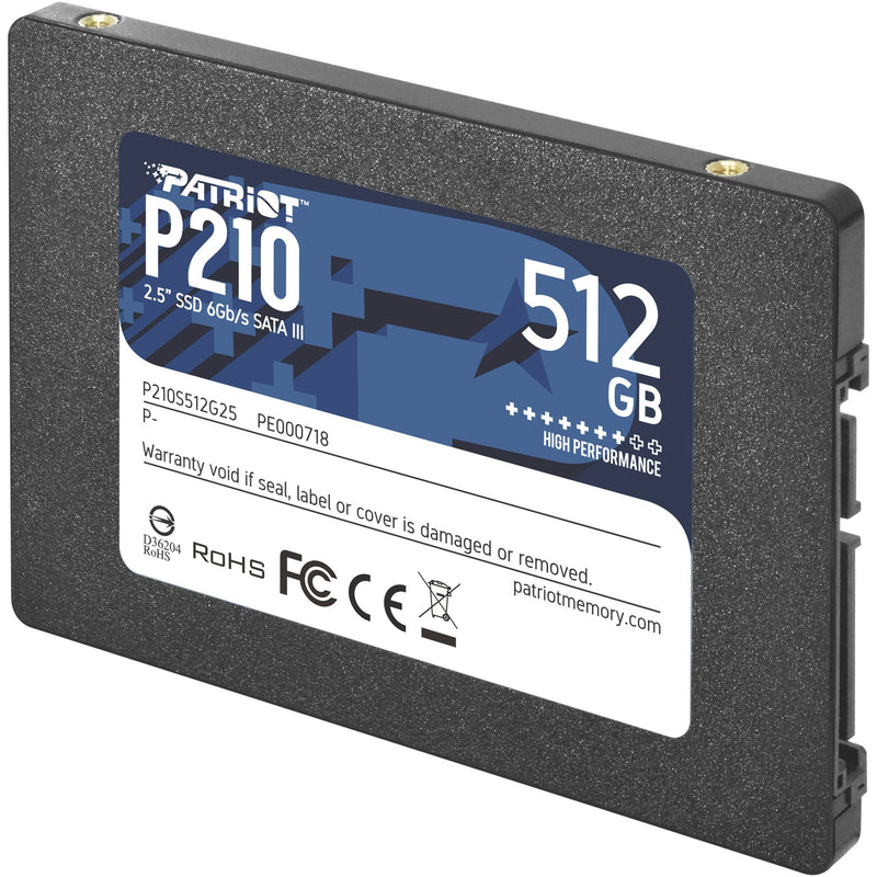 Load image into Gallery viewer, Patriot p210, 512 gb ssd (zwart, p210s512g25, sata iii)
