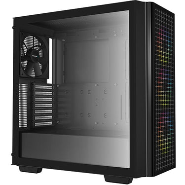 Deepcool cg540 midi tower behuizing (zwart | 2x usb-a | window)