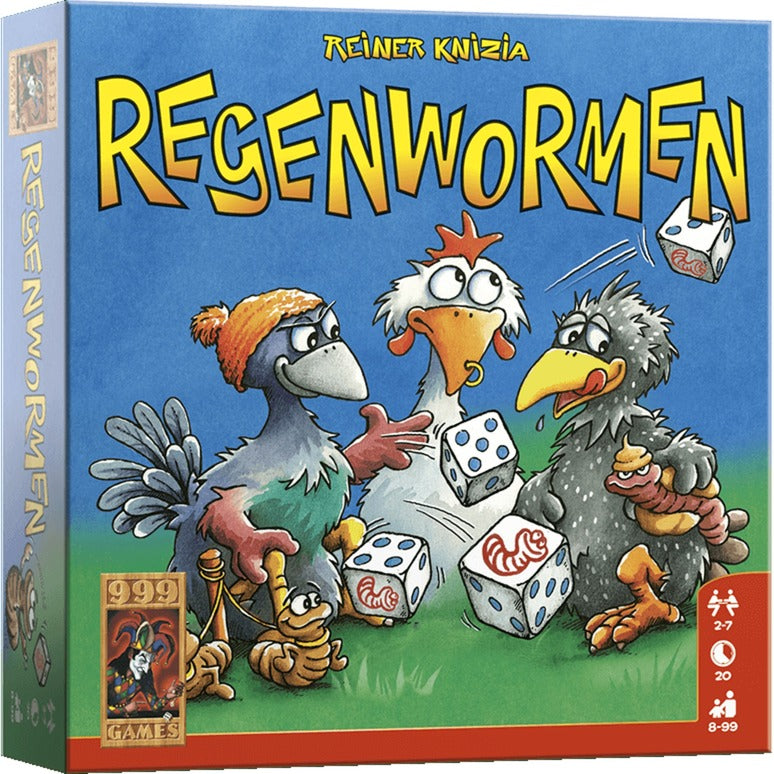 Load image into Gallery viewer, 999games 999 games regenwormen dobbelspel (nederlands, 2 - 7 spelers, 20 minuten, vanaf 8 jaar)
