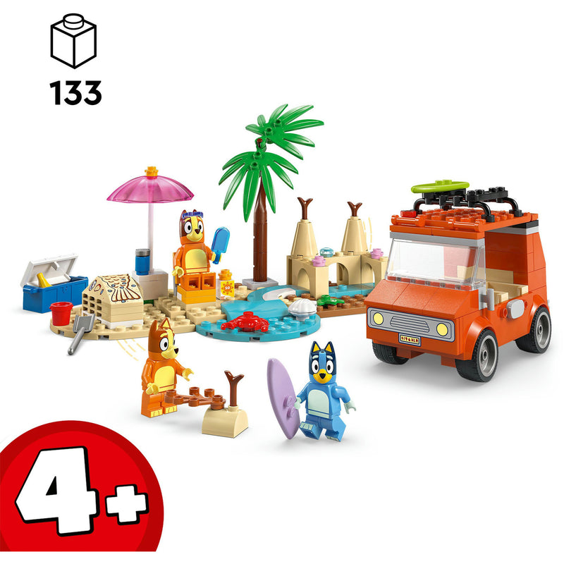 Afbeelding laden in galerijviewer, Lego bluey - bluey's autorit naar het strand constructiespeelgoed (11202)
