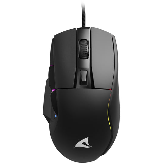 Sharkoon skiller sgm35 gaming muis (zwart, 400 - 6400 dpi, rgb leds)
