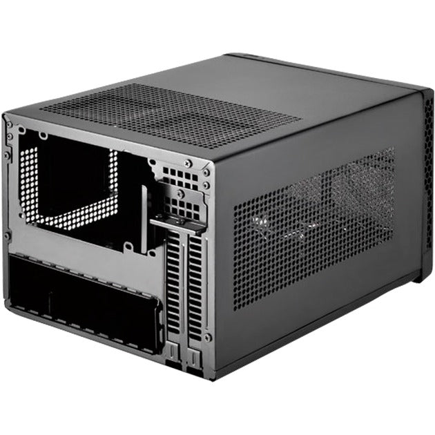 Load image into Gallery viewer, Silverstone sg13b-q mini tower behuizing (zwart | 2x usb-a)
