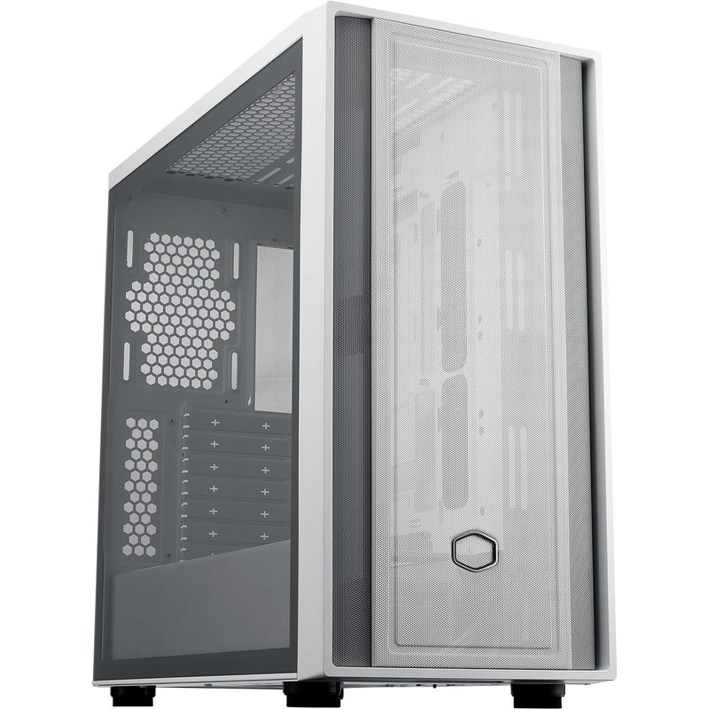 Load image into Gallery viewer, Cooler master masterbox 600 lite midi tower behuizing (wit | 2x usb-a | 1x usb-c | rgb | tempered glass)
