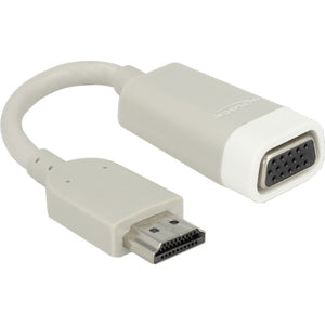 Delock hdmi-a naar vga adapter (grijs, 0,15 meter)