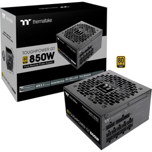 Thermaltake toughpower gt modulaire 850 watt voeding (zwart, 4x pcie)