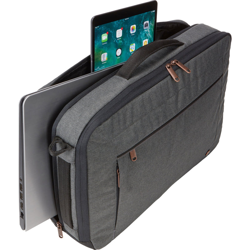 Load image into Gallery viewer, Case logic era 15.6 hybrid briefcase eracv-116-obsidian laptoptas (donkergrijs)
