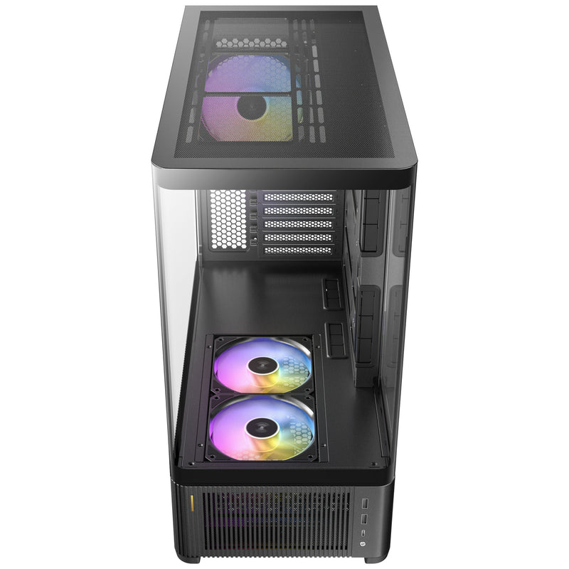 ギャラリービューアに画像をロードする, Antec c6 curve argb midi tower behuizing (zwart | 2x usb-a | 1x usb-c | tempered glass)
