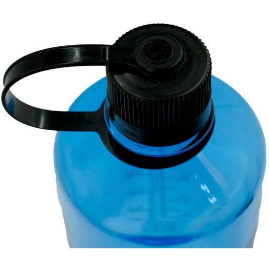 Nalgene drinkfles “narrow mouth sustain” 1 liter, 32oz (transparant blauw)