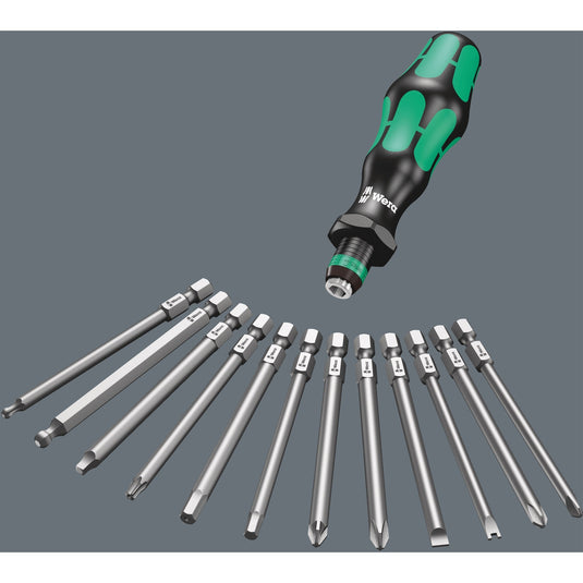 Wera kraftform kompakt 40 bitset (zwart groen, 7-delig)