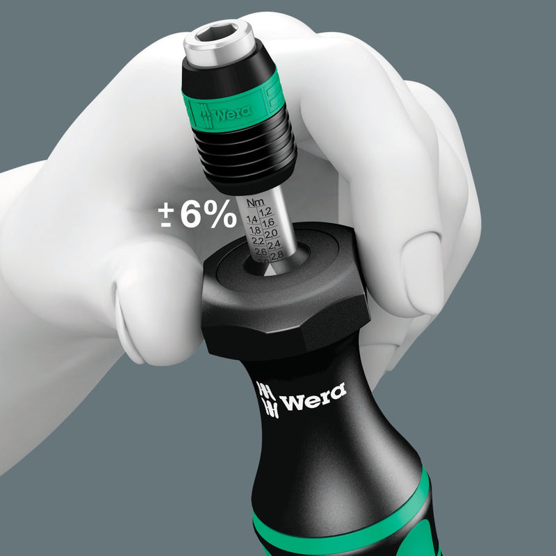 Load image into Gallery viewer, Wera 7440 41 kraftform momentschroevendraaier-set 0,3-3,0 nm (zwart groen, 26‑delig)
