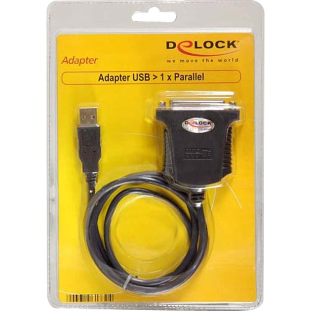 Chargez l'image dans la visionneuse de la galerie, Delock usb-a 1.1 naar parallel kabel (zwart, 0,8 meter)
