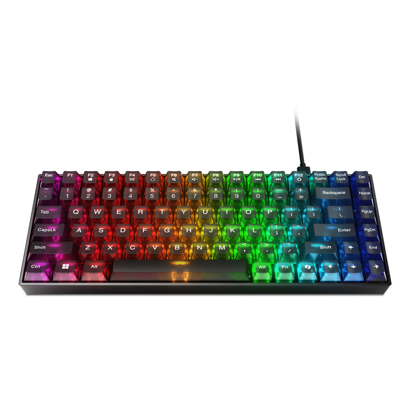 Load image into Gallery viewer, Lenovo legion k510 mini pro rgb mechanisch gaming toetsenbord (zwart, us lay-out (qwerty), 75%, brown switch, hot swap, usb)

