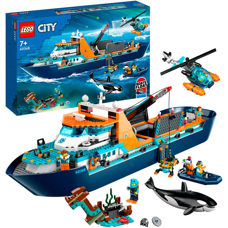 Chargez l'image dans la visionneuse de la galerie, Lego city - poolonderzoeksschip constructiespeelgoed (60368)
