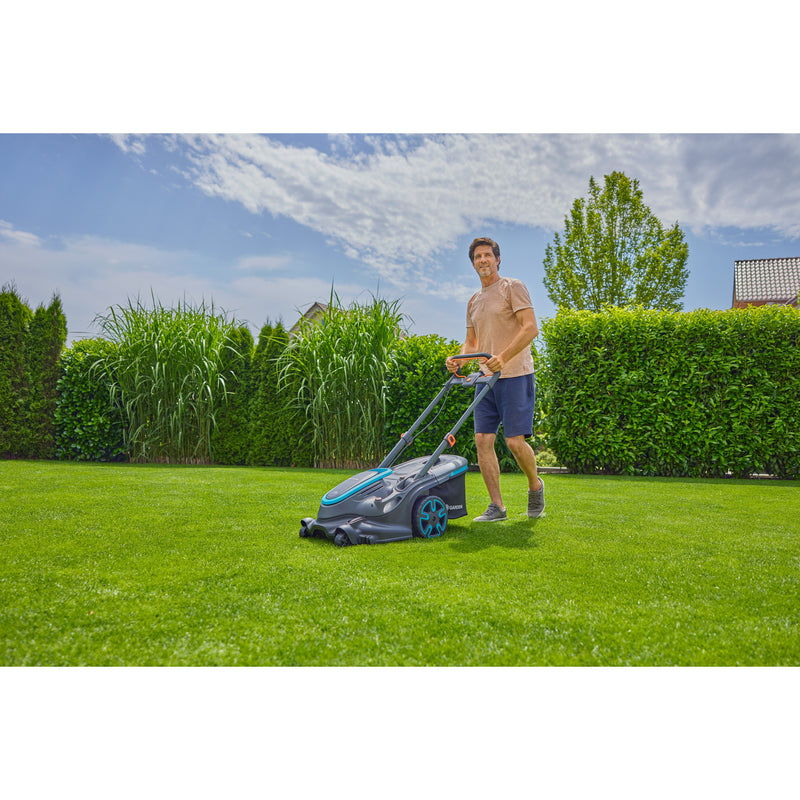 Load image into Gallery viewer, Gardena grasmaaier powermax duo 46 36v (zwart grijs, accu en lader niet inbegrepen)

