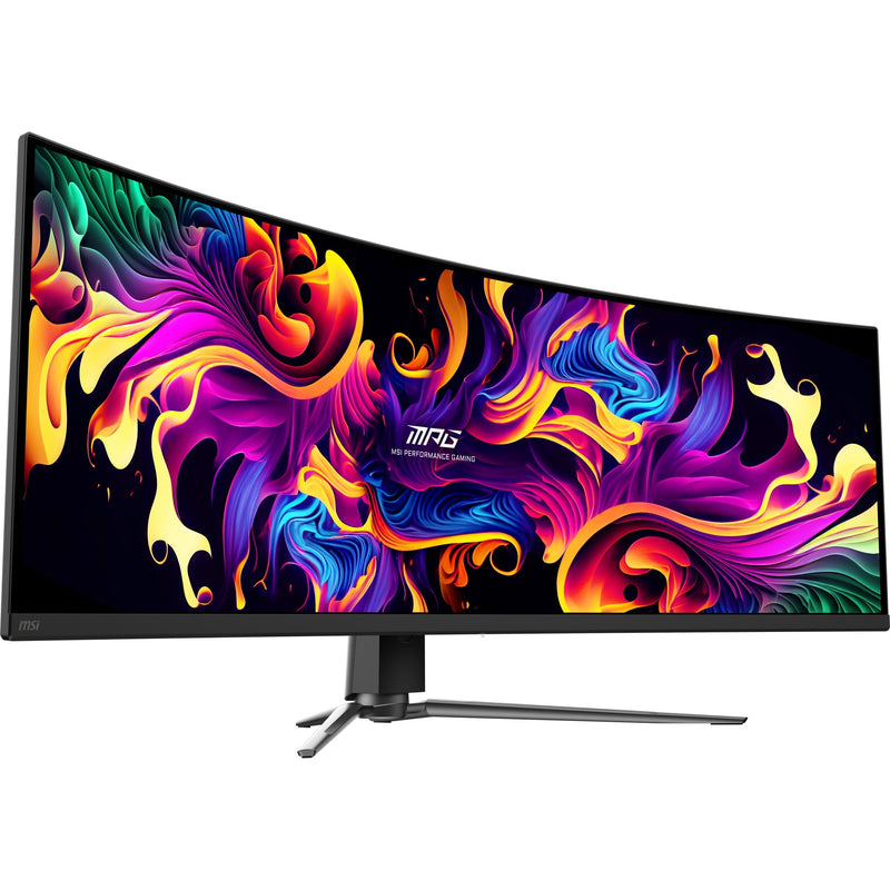 Load image into Gallery viewer, Msi mpg 491cqp qd-oled 49 curved ultrawide gaming monitor (zwart, 2x hdmi, displayport, 2x usb-a, usb-b, usb-c, 144 hz)
