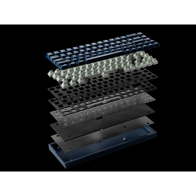 Load image into Gallery viewer, Keychron q16 he 8k magnetic switch keyboard (blauw, us lay-out (qwerty), ultra-fast lime, 65%, rgb, hot swap, 8k)
