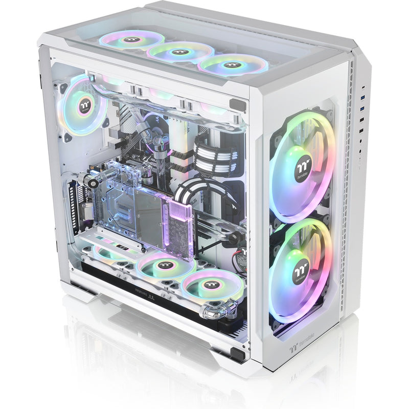 Load image into Gallery viewer, Thermaltake view 51 tg snow argb edition midi tower behuizing (wit | 4x usb-a | 1x usb-c | rgb | window)
