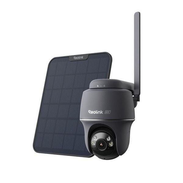 Cargue la imagen en el visor de la galería, Reolink g440 plus solar, 4k 8mp draadloze 4g lte batterijcamera (zwart, met 6w zonnepaneel)
