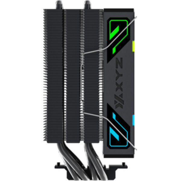 Laden Sie das Bild in Galerie -Viewer, Xyz pc gear thermax 4 rgb cpu-koeler (zwart, argb, pwm)
