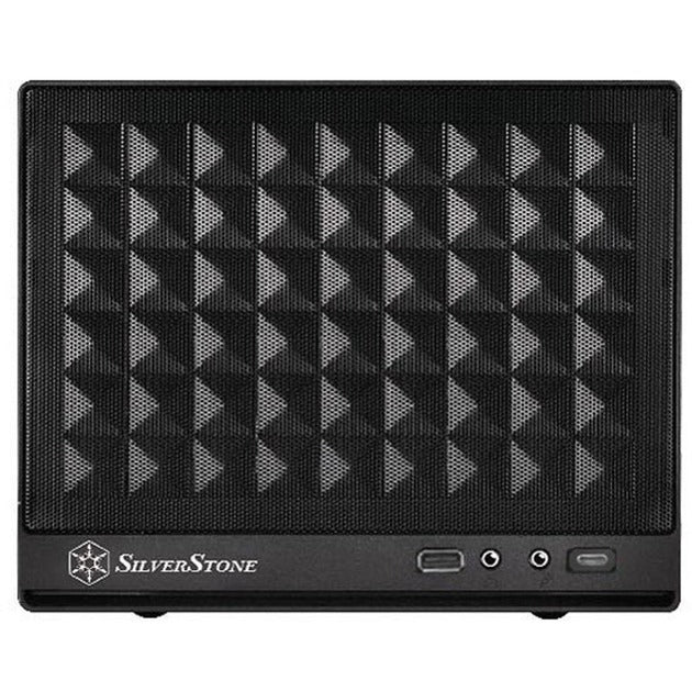 Afbeelding laden in galerijviewer, Silverstone sst-sg13b-c mini tower behuizing (zwart | 1x usb-a | 1x usb-c)
