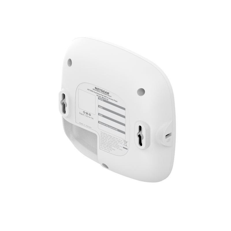Afbeelding laden in galerijviewer, Netgear wax210 wifi 6 ax1800 dual-band access point met multi-gig poe+ (wit, poe)
