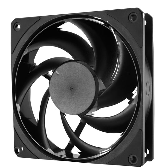 Cooler master mobius 120 black edition case fan (zwart, 120 x 120 x 25 mm, pwm)