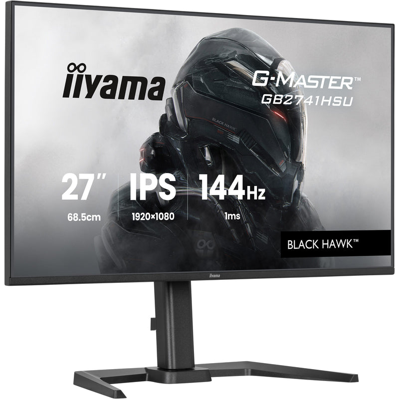 Load image into Gallery viewer, Iiyama g-master black hawk gb2741hsu-b1 27 gaming monitor (zwart, hdmi, displayport, 2x usb-a, usb-b, 144 hz)
